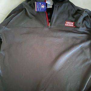 Louisiana Raging Cajuns Quarter Zip XL